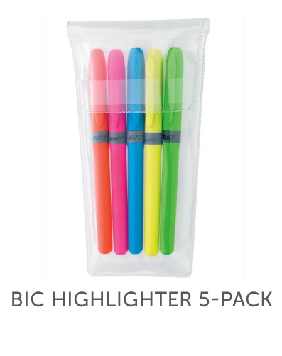 Bic Highlighter 5-Pack