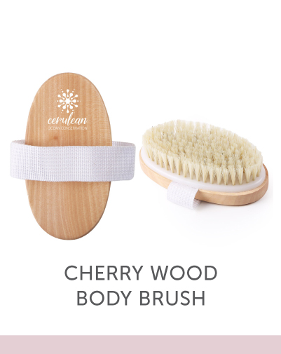 Cherry Wood Body Brush
