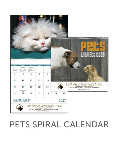 Pets Spiral Calendar